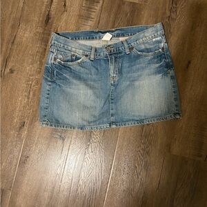 Lucky Brand Light Blue Denim Mini Skirt